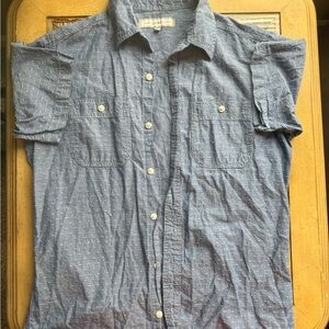 PD&C Casual Blue Button Down Shirt